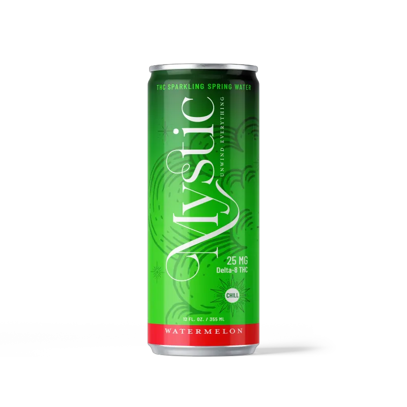 Mystic Beverage 12oz 25mg Delta 8 Chill Watermelon