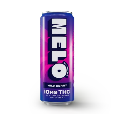 Melo Wild Berry Seltzer 10mg THC