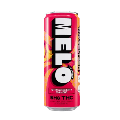 Melo Strawberry Mango Seltzer 5mg THC