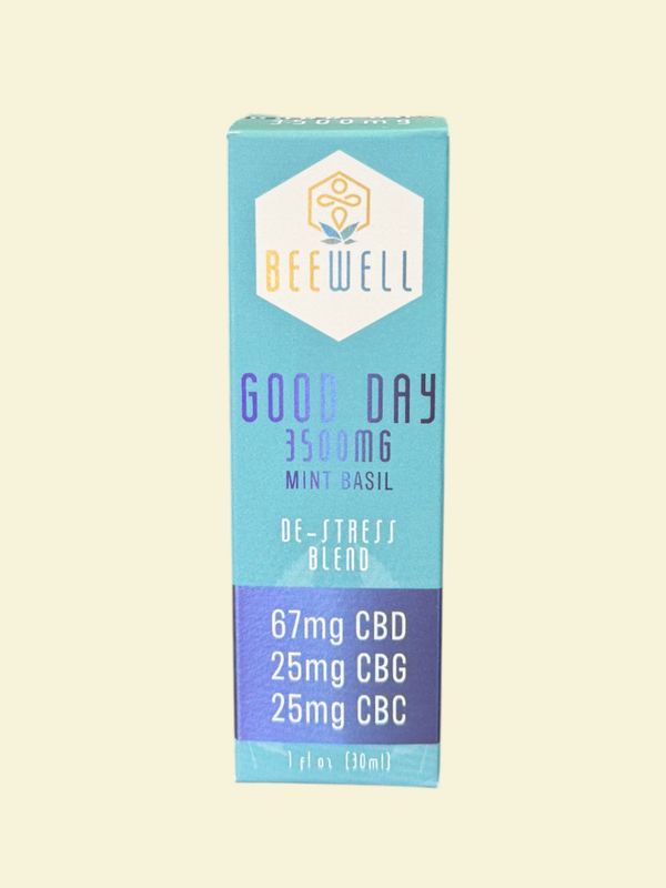 Bee Well CBD Good Day Tincture 3500mg