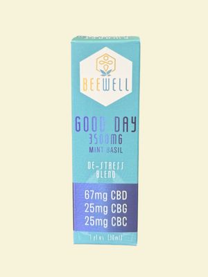 Bee Well CBD Good Day Tincture 3500mg