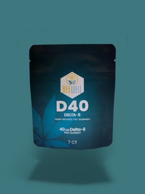 Bee Well D40 Gummies Delta 8 7ct