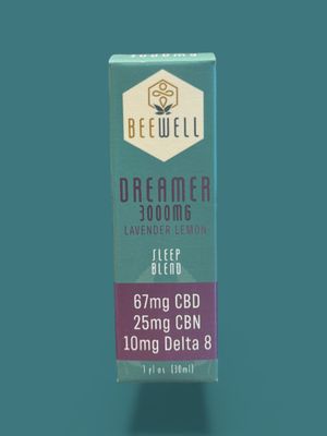 Bee Well CBD Dreamer Tincture 3000mg