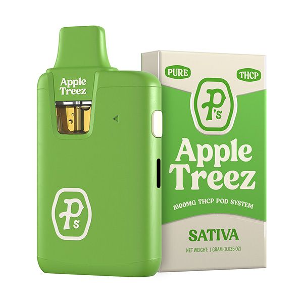 Pushin P&#39;s Pod Kit (P&#39;s in a Pod) THCp, Strain: Apple Treez (Sativa)