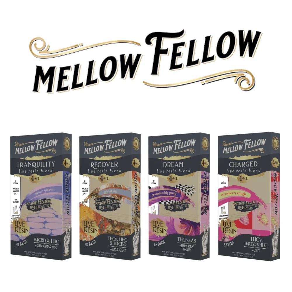 Mellow Fellow Live Resin Blend Disposable 4ml