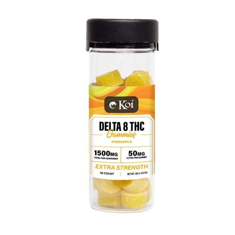 Koi Extra Strength Delta 8 THC Gummies 1500mg  30ct