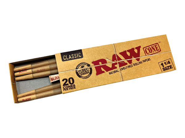 Conos Clásicos RAW 1 1/4 Pack de 20 unidades