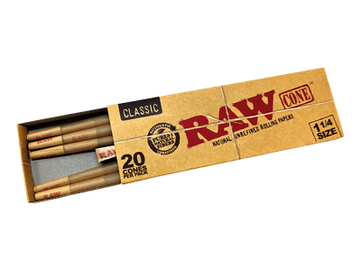 Conos Clásicos RAW 1 1/4 Pack de 20 unidades