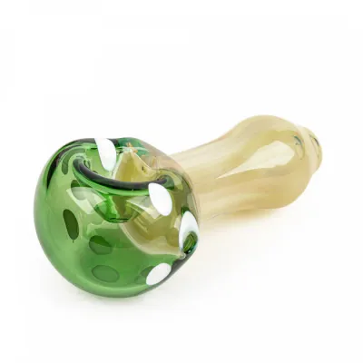 Red Eye Glass West Coast Mushroom Hand Pipe 3"