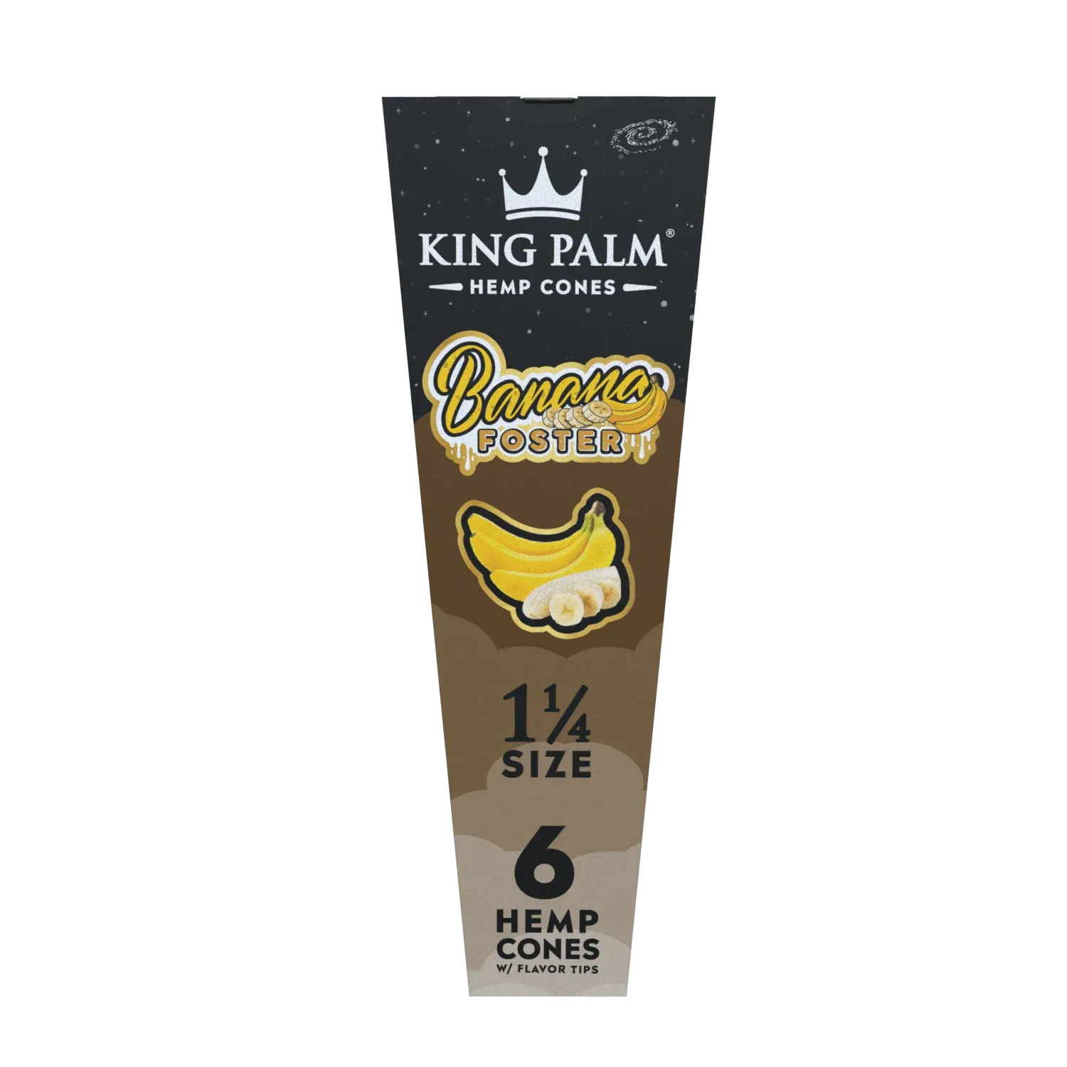 King Palm Cones 1 1/4 6ct Banana Foster