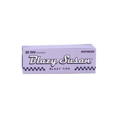 Blazy Susan Filter Tip Book 50ct Purple