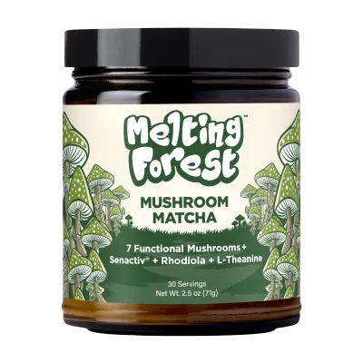 Matcha Instantáneo de Hongos del Bosque Derretido 2.5oz