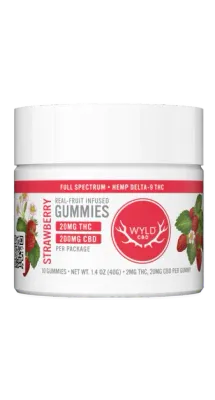 WYLD Gummy de Espectro Completo de Baja Dosis 10ct