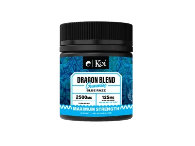 Koi Dragon Blend Gummies 20ct D8 D9 HHC THCP 2500mg