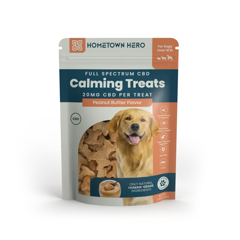 Hometown Hero CBD Dog Treats 20mg 30ct