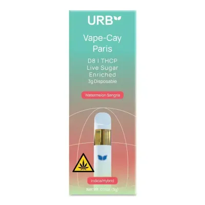 URB Live Sugar Disposable (Vape Cay Paris ) 3g