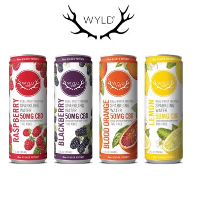 WYLD THC Free Sparkling Water 12oz