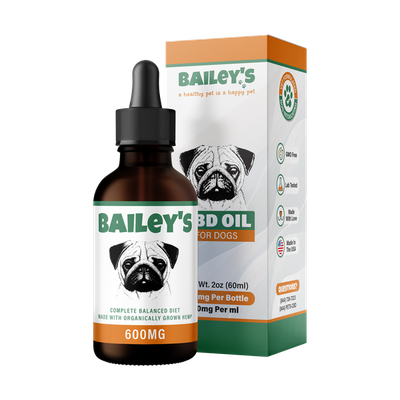 Bailey's CBD Oil for Dogs 60ml 600mg