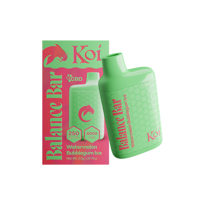 Koi Balance Bar CBD 250mg Watermelon Bubblegum Ice