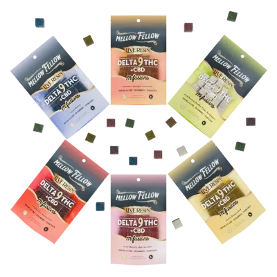 Mellow Fellow Live Resin M-Fusion D9+CBD 40mg 2ct