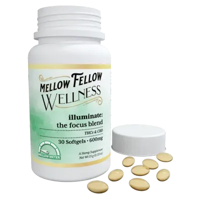 Mellow Fellow Cápsulas de Gel Suave para el Bienestar 30ct
