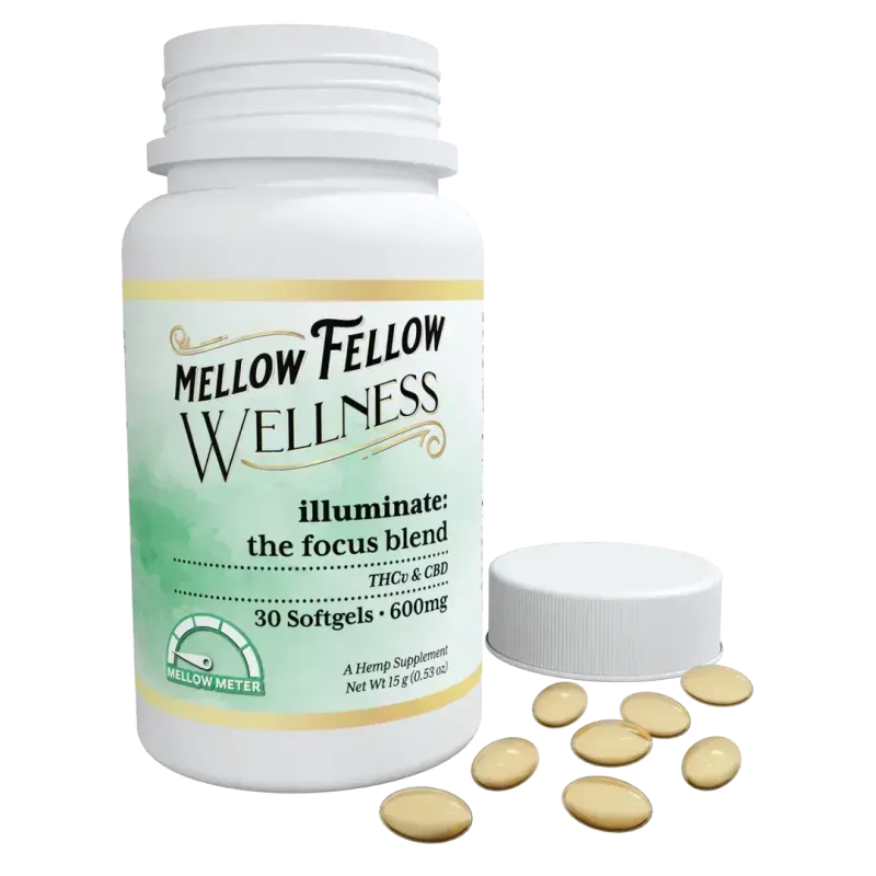 Mellow Fellow Cápsulas de Gel Suave para el Bienestar 30ct