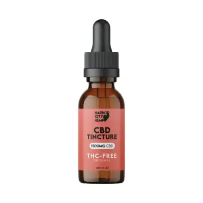 Harbor City Hemp CBD THC Free Tincture 30ml 1500mg