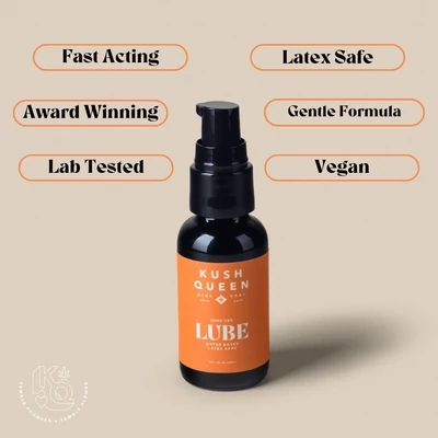 Lubricante de CBD a base de agua Kush Queen 30ml 30mg CBD