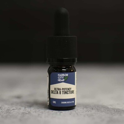 Harbor City Hemp Ultra Potency Delta 8 Tincture 5ml 2000mg