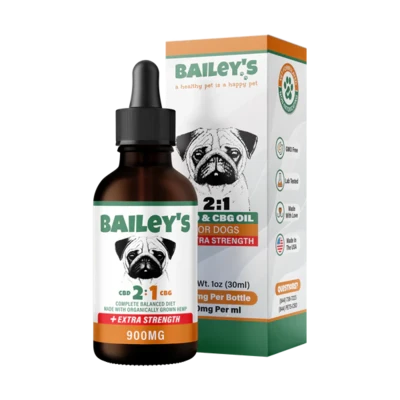 Bailey's Dog Tincture 2:1 CBD:CBG 30ml 900mg