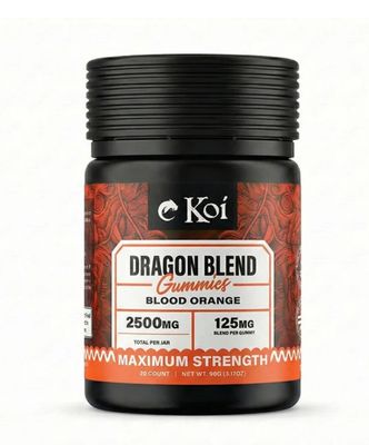 Gomitas Koi Dragon Blend 20ct D8 D9 HHC THCP 2500mg