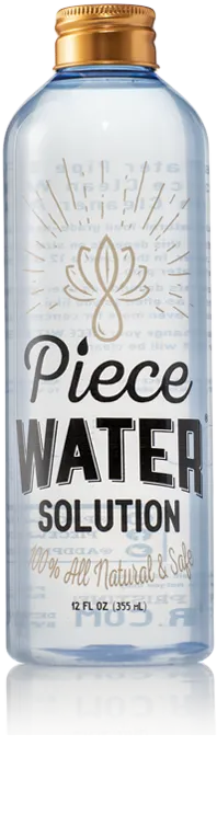 Piece Water Solution 12oz