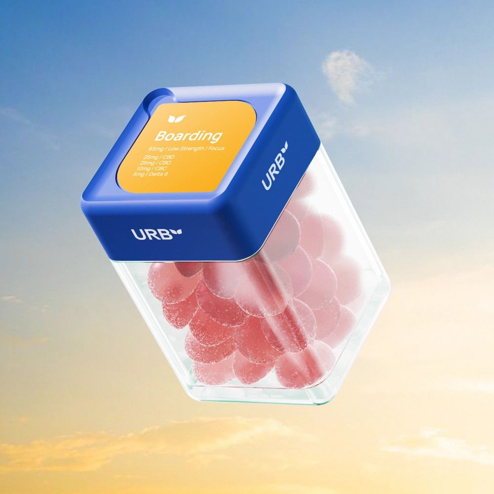 URB Boarding Skybites CBD/CBG/CBC/D9 30ct, Flavor: Focus Mixed Berry