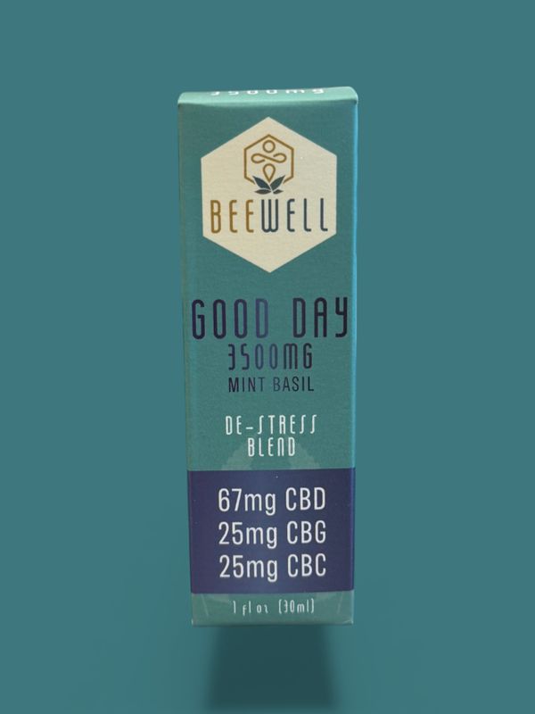 Bee Well CBD Good Day Tincture 3500mg