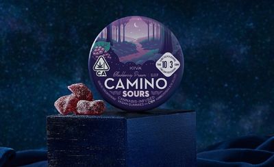 Camino Sours Blackberry Dream 'Deep Sleep' 10mg Delta 9 THC : 10mg CBN : 10mg CBD Gummies