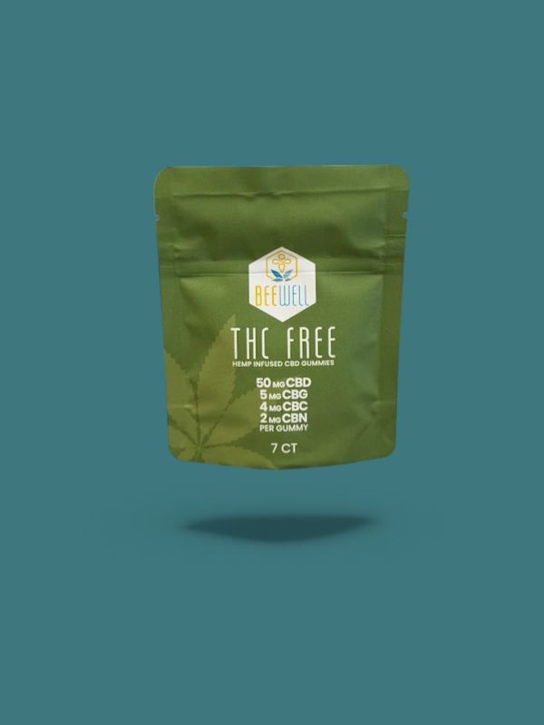 Bee Well CBD Wellness Gummies THC Free Broad Spectrum (CBD) 7ct