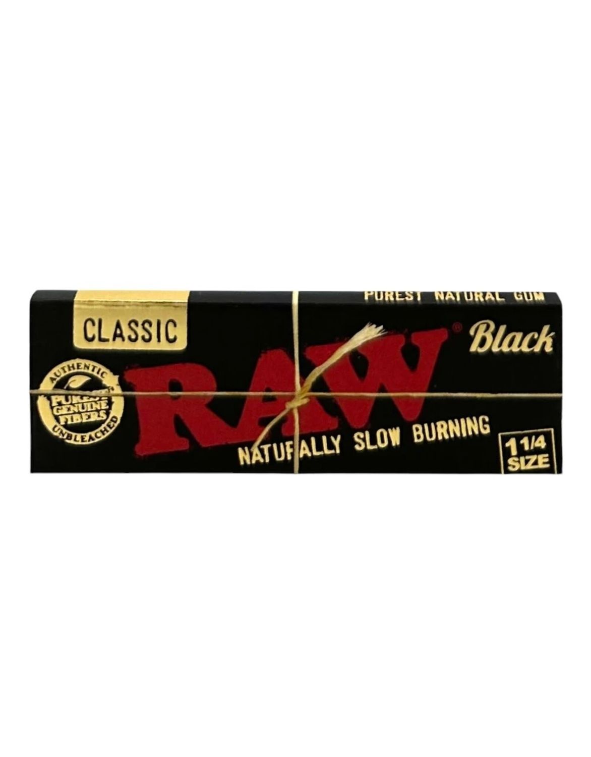 Raw Classic Black Papers 1 1/4