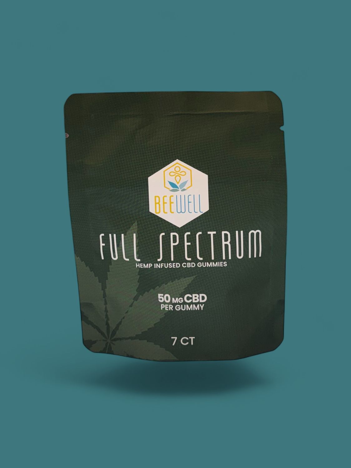 Bee Well CBD Wellness Full Spectrum Gummies 7ct 50mg
