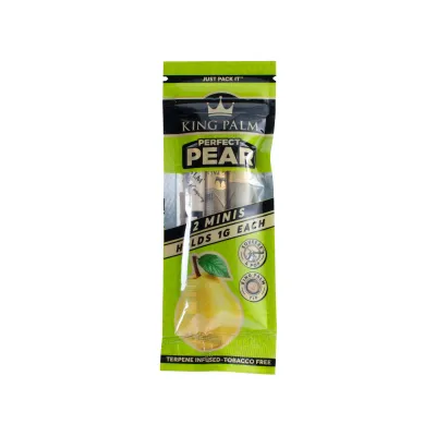 King Palm Mini Leaf Rolls w Flavor Tips 1g 2ct Perfect Pear