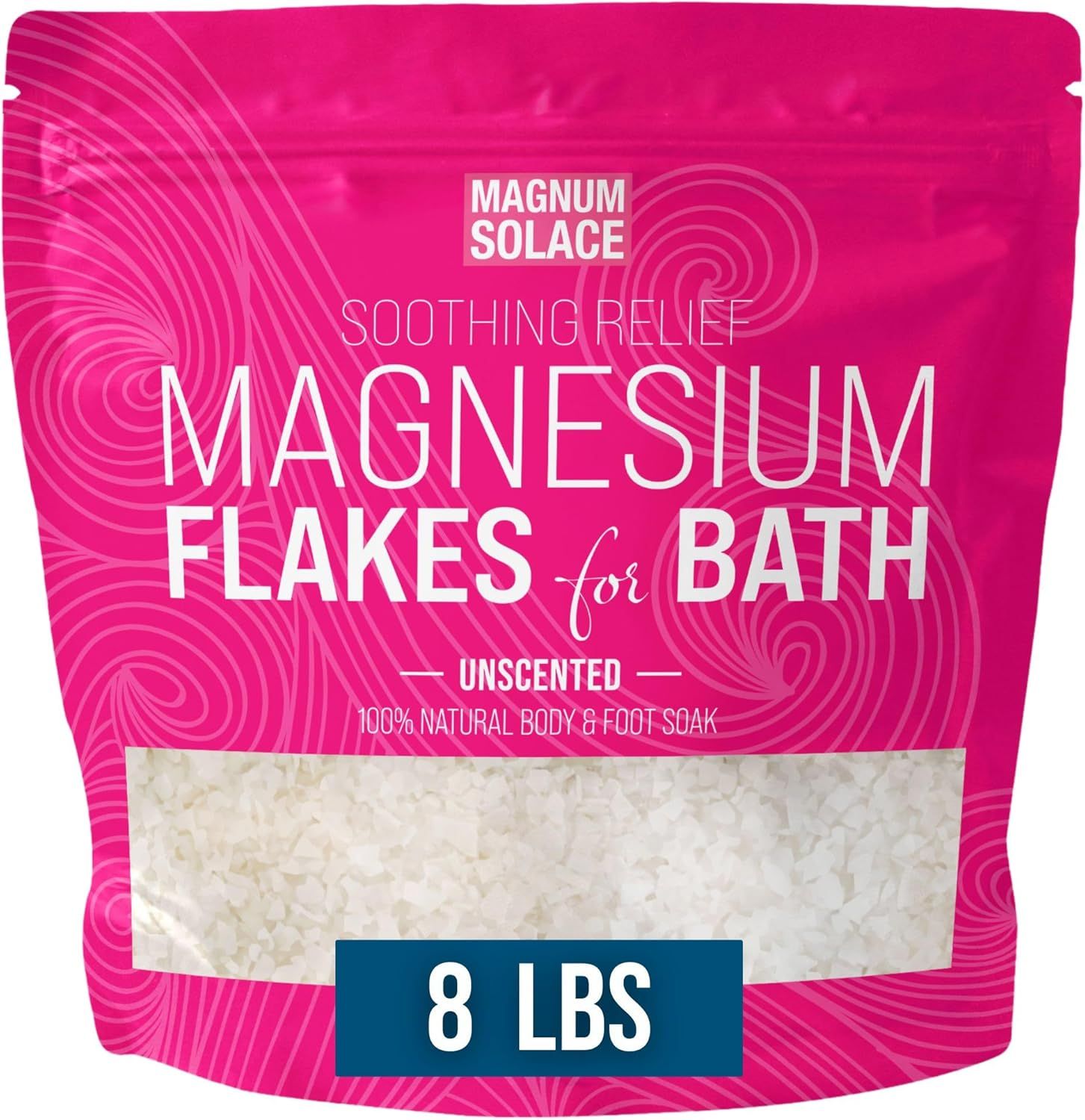 Magnum Solace Magnesium Bath Flakes Pink Edition 8lb