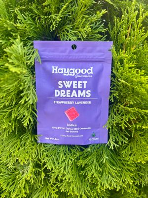 Haygood Sweet Dreams Gummy 10ct 5mg D9, 5mg CBD, 5mg CBN Live Resin