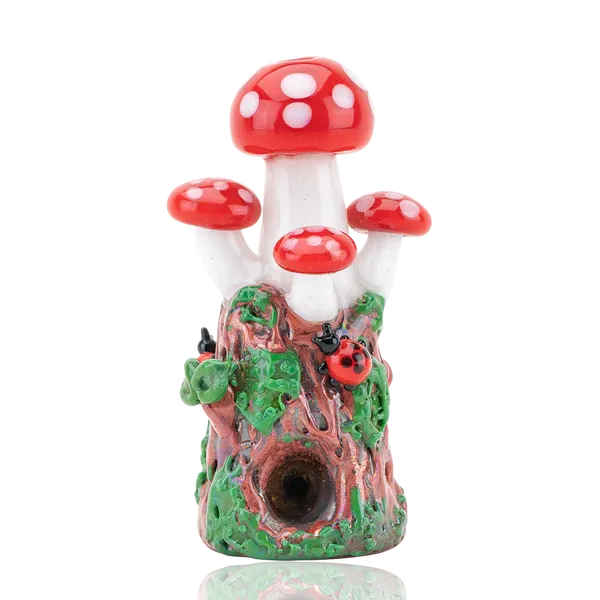 Empire Glassworks Mushrooms Dry Pipe 4.5"