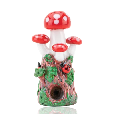 Empire Glassworks Mushrooms Dry Pipe 4.5"