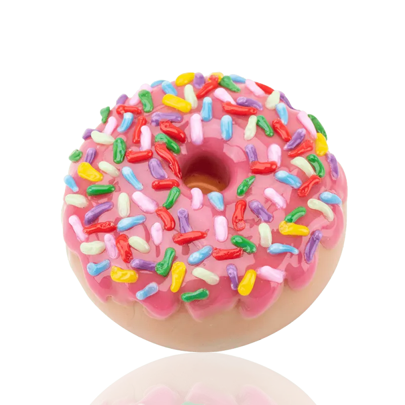 Empire Glassworks Pink Sprinkle Donut Dry Pipe 2.85"