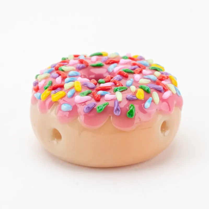 Empire Glassworks Pink Sprinkle Donut Dry Pipe 2.85"