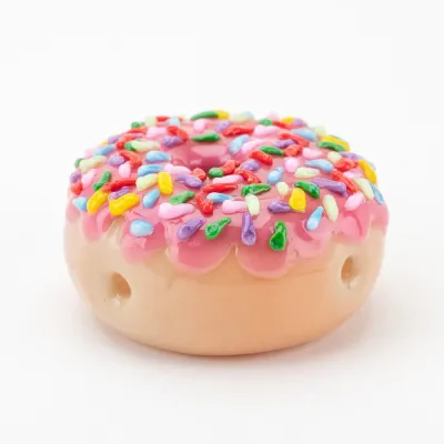 Empire Glassworks Pink Sprinkle Donut Dry Pipe 2.85"