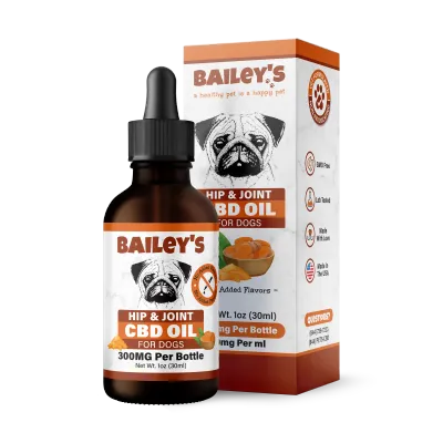 Aceite CBD para Caderas y Articulaciones de Bailey para Perros 30ml 600mg