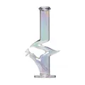 Human Grade Iridescent Zing Water Pipe 14" 14mm