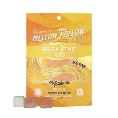 Mellow Fellow Live Resin M-Fusion Gummy 80mg D9 8ct