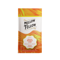 Mellow Fellow Mixers 10mg D9 5mg CBD 5mg CBG 1ct Peach Mango Lime single